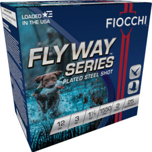 Fiocchi 123ST152 Flyway 12Gauge 3" 1 1/5oz 2Shot 25 Per Box/10 Case