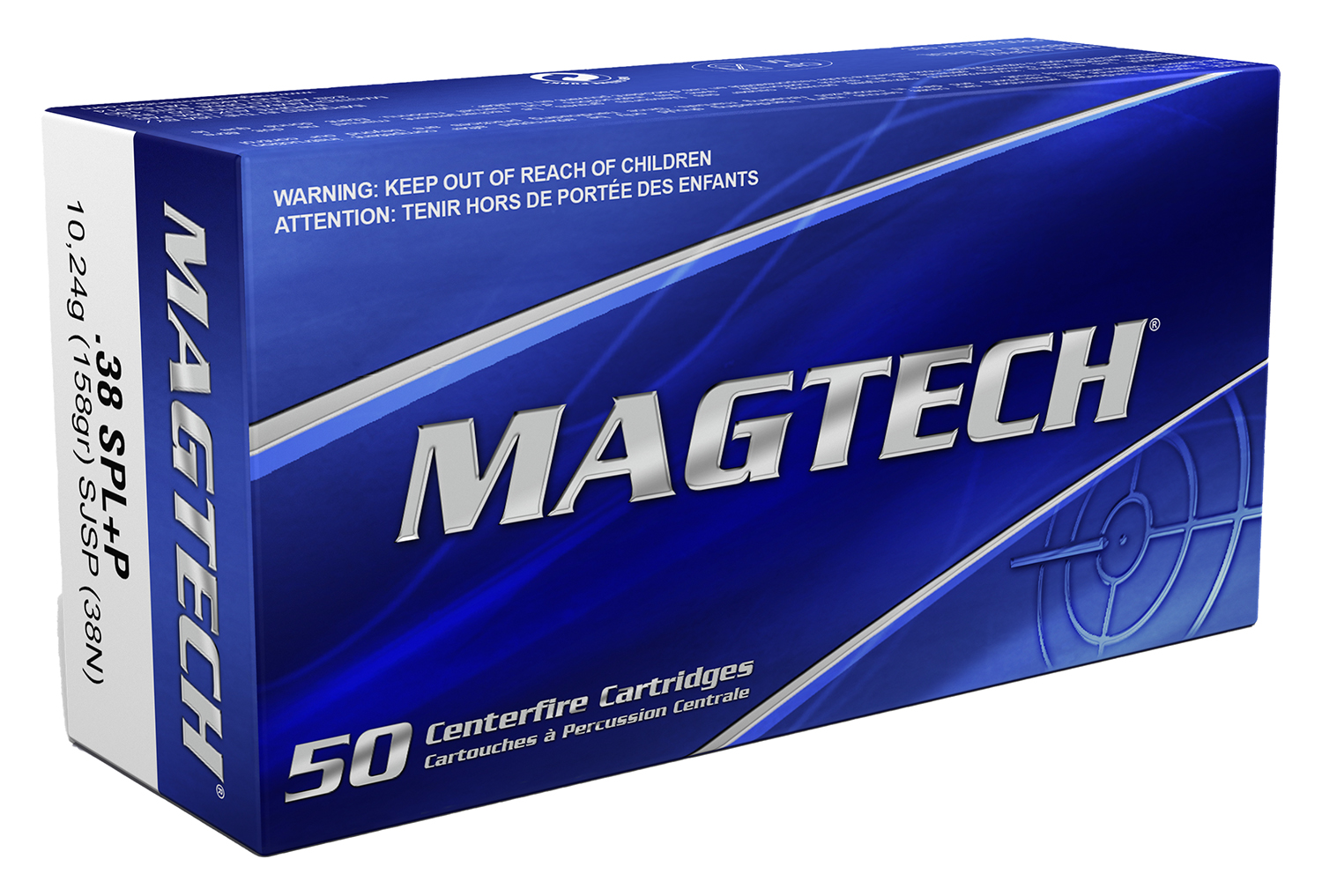 Magtech Ammunition.38 Special Handgun Ammunition 158GR 50 Rounds