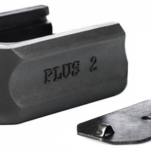 Mec-Gar F42099SET Plus-2 Adapter Set Black Aluminum/polymer, Fits Mec-Gar Optimum Flush Magazines