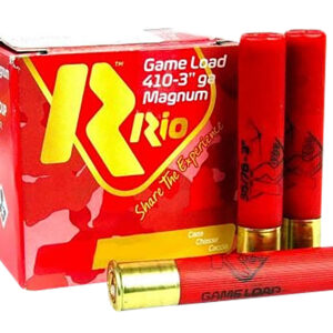 Rio Ammunition RCHV368 Game Load 410Gauge 3" 11/16oz 8Shot 25 Per Box/10 Case