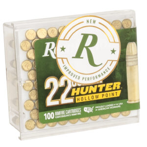 Remington Ammunition R21251 Golden Hunter 22LR 40gr Plated Hollow Point 100 Per Box/50 Case - FAST SHIPPING-NO CREDIT CARD FEES