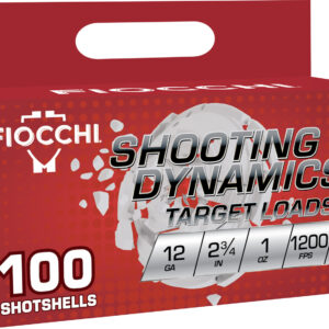 Fiocchi 12SDB18 Shooting Dynamics 12Gauge 2.75" 1oz 8Shot 100 Per Box/2 Case - FAST SHIPPING-NO CREDIT CARD FEES