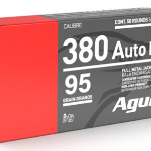 Aguila 1E802380   380ACP 95gr Full Metal Jacket 50 Per Box/10 Case - FAST SHIPPING-NO CREDIT CARD FEES