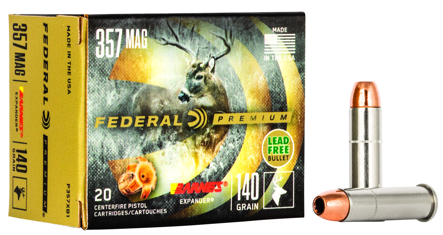 Federal 357 Magnum 140gr Barnes X Expander Vital-Shok Ammunition 20rds – P357XB1