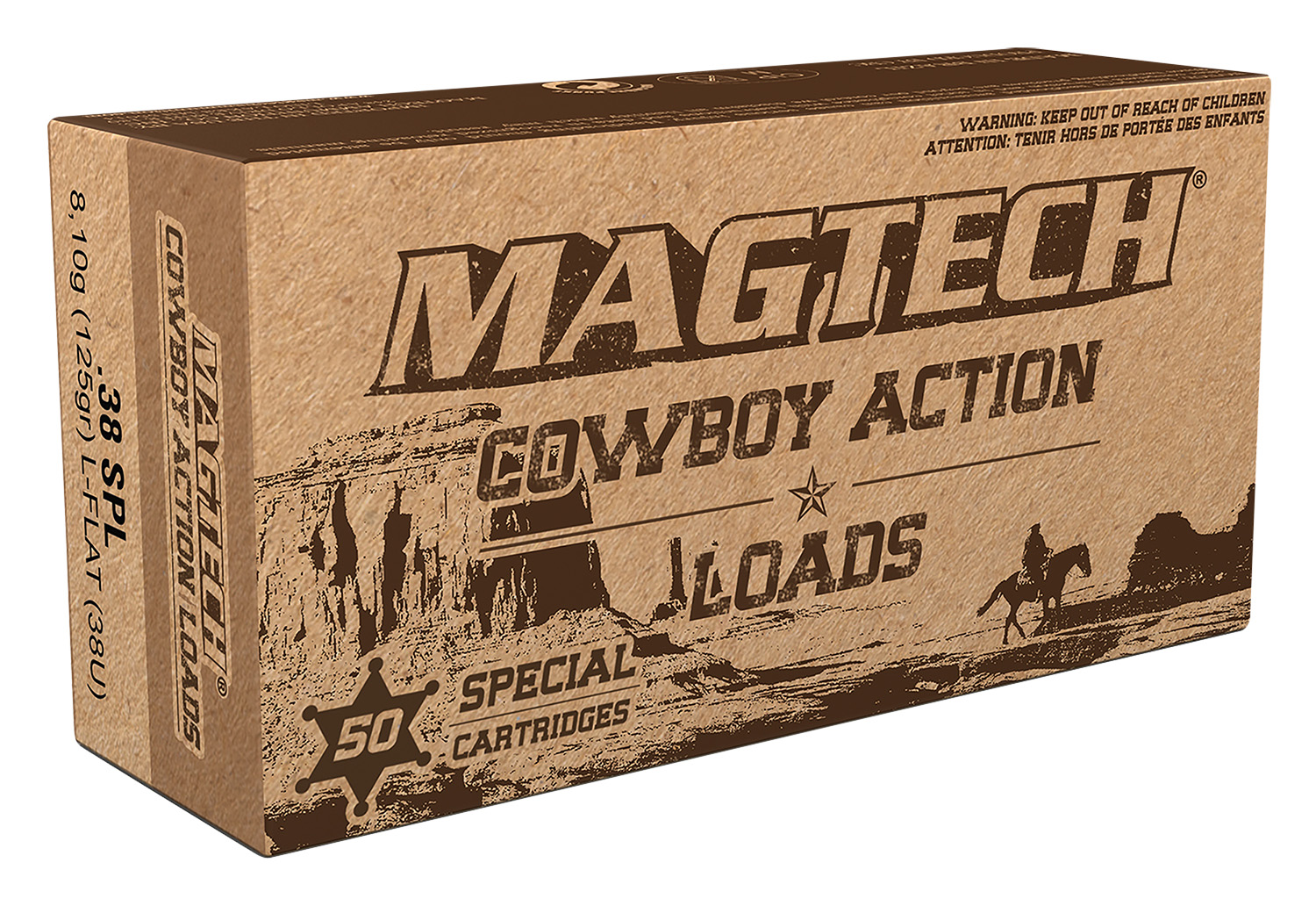 Magtech Ammunition.38 Special Handgun Ammunition 125GR 50 Rounds