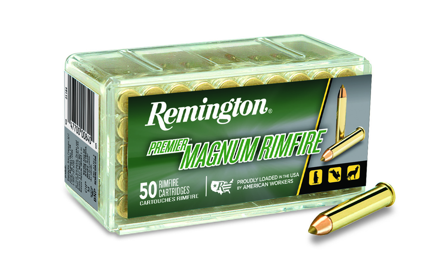 Remington .17 HMR 17gr JHP Brass – 50rd