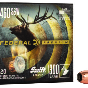 Federal Ammunition .460 S&W Magnum Handgun Ammunition 300GR 20 Rounds