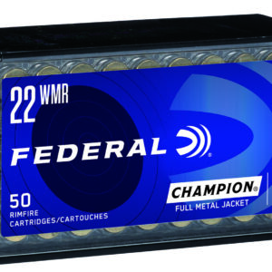 Federal 737 Champion Training Rimfire 22WMR 40gr Full Metal Jacket 50 Per Box/60 Case - FAST SHIPPING-NO CREDIT CARD FEES