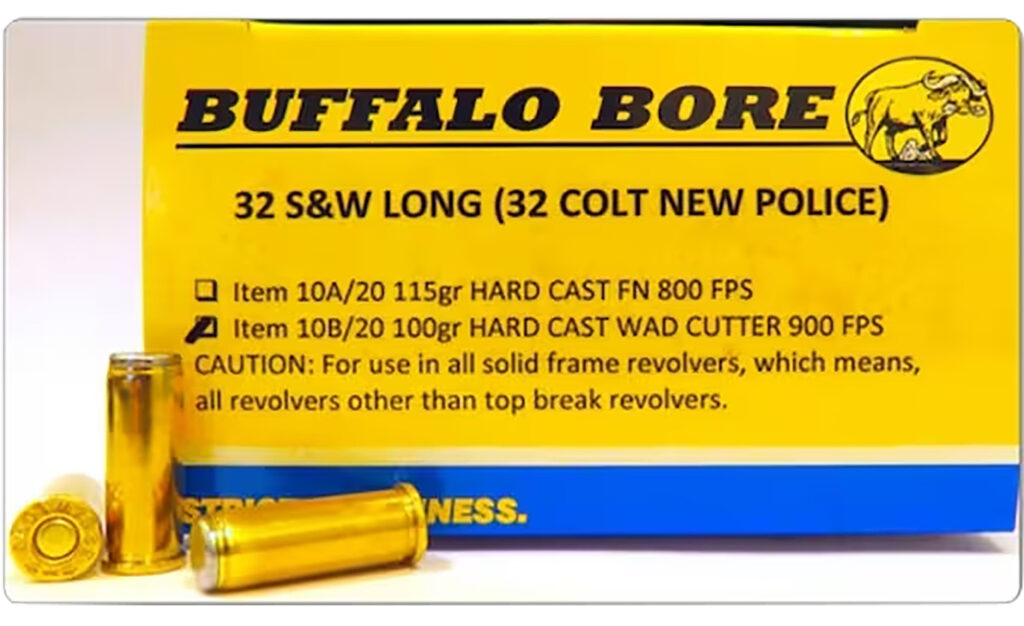 Buffalo Bore Ammunition 3B20 Heavy Strictly Business .45 Long Colt +P 300gr Semi Jacketed Flat Point 20 Per Box/12 Case