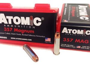 Atomic .357 MAGNUM Handgun Ammunition 158GR JHP 50 Rounds
