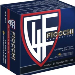 Fiocchi .40 S&W Handgun Ammunition 155GR XTP 25 Rounds