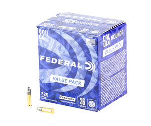 FED 22LR 36GRN LEAD HP 525 CT - FAST SHIPPING-NO CREDIT CARD FEES