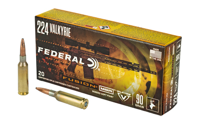 Federal Fusion .224 Valkyrie 90gr Ammunition, 20 Rds – F224VLKMSR1