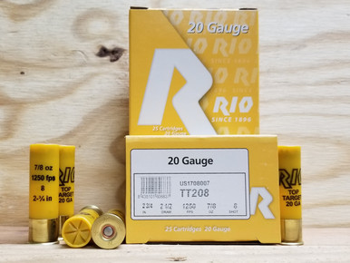 Rio Ammunition 20 Gauge – 250rd