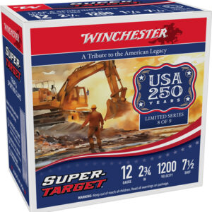 WINCHESTER TARGET 12GA 2.75" - 1-1/8OZ #7.5 1200FPS 250R CASE - FAST SHIPPING-NO CREDIT CARD FEES