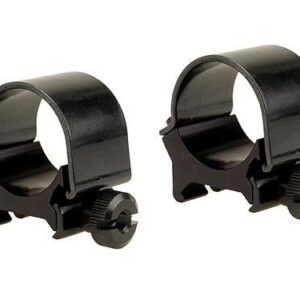 Weaver Detachable Top Mount Aluminum Scope Rings 1" Medium - Black