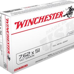 Winchester USA Rifle Ammunition 7.62 Nato 147 gr FMJ  - 20/box - FAST SHIPPING-NO CREDIT CARD FEES