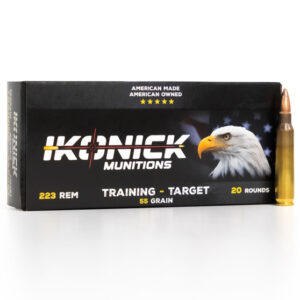 IKONICK USA .223REM 55GR PREMIUM RANGE 20RD BOX/500RD CASE