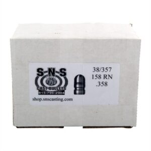 CAST 38 CALIBER (.358'') 158GR ROUND NOSE LEAD 500/BOX