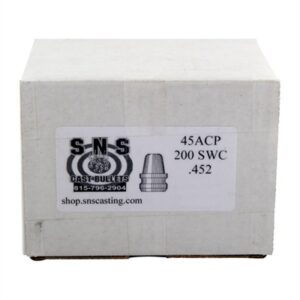 SEMI-WAD CUTTER 45 CAL (.452'') 200GR SWC 500/BOX
