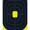 Ez-aim 15372 splash reactive target ipsc silhouette paper hanging 12. 50" w x 18. 25" h black/yellow 8 per pkg