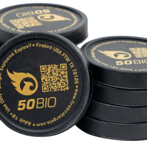 Firebird USA 50BIO 50BIO Moving Trajectory/Static White Smoke Universal Firearm 50mm 10 Pk.