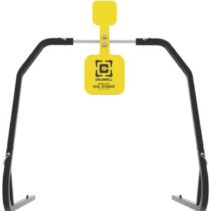 Caldwell 1196226 Daul Spinner Yellow AR500 Steel 3/8" Thick Standing Target Includes 5" & 8" Plates
