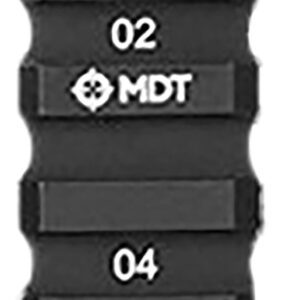 Mdt Sporting Goods Inc 103150BLK M-Lok Picatinny Rail  Black Anodized 2.50" Long