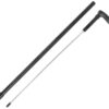 Cold steel cscn38cbl cable whip cane black carbon w/zinc plating 32" oal