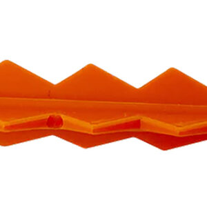 Targettack Llc Targettack Orange Polycarbonate Plastic 3" For Paper/Vinyl Targets 12 Pack