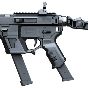 Recover Tactical PIXPBFBR01 P-IX+Basic  PG9 Folding Brace Metal Front Guard Black