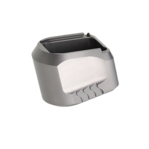 Tyrant CNC TDMPMAGEXFSGREY  Magazine Extension Fits S&W M&P 9/40 5rd Compatible w/ Full-Size M&P 1.0/2.0 frames Grey Aluminum