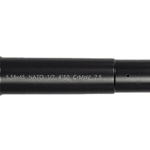 Lead & Steel Llc LS556MED-PIST-7.5 AR9  5.56NATO Government Profile Black Nitride Chrome Moly Vanadium