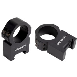 Weaver Mounts 48386 Precision Black Aluminum 30mm Tube Medium