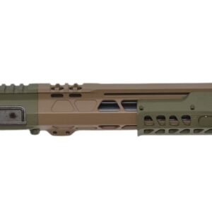 Bilson Arms P7UFSFG10R1 BA-15FCP  338 ARC 10+1 12.50" Threaded Barrel, Flat Dark Earth/Sniper Green Cerakote Aluminum Receiver w/Picatinny Rail, M-LOK Handguard