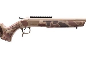 CVA CR4437DC Cascade Takedown 308 Win 1rd 20" Flat Dark Earth Cerakote Stainless Steel Threaded Barrel & Receiver w/Picatinny Rail, Duck Camo Synthetic Stock