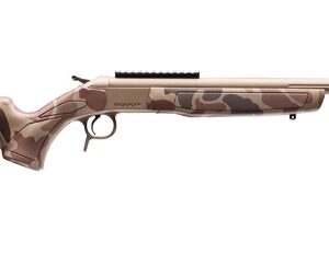CVA CR4442DC Cascade Takedown 45-70 Gov 1rd 20" Flat Dark Earth Cerakote Stainless Steel Threaded Barrel & Receiver w/Picatinny Rail, Duck Camo Synthetic Stock