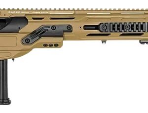 Cadex Inc CDX50DUAL5029BR40I2J5N CDX-50 Tremor 50 BMG 5+1 29" Black DLC Match Grade Threaded Barrel, Black DLC Aluminum Receiver w/Picatinny Rail, Adjustable Folding Hybrid Tan Stock, Black Polymer Gr