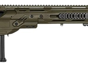 Cadex Inc CDX50DUAL5029BR40I2J5N CDX-50 Tremor 50 BMG 5+1 29" Black DLC Match Grade Threaded Barrel, Black DLC Aluminum Receiver w/Picatinny Rail, Adjustable Folding OD Green Stock, Black Polymer Grip
