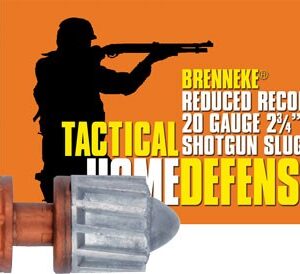 BRENNEKE USA LOW RECOIL 20GA - 2.75" 3/4OZ SLUG 5RD 50BX/CS - FAST SHIPPING-NO CREDIT CARD FEES