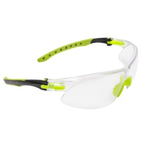 Allen ULTRX Keen Youth Safety Glasses Lime Green with Clear Lenses