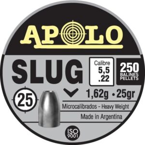 Hatsan Apolo Slug Air Rifle Pellets .22 Cal 25 gr 250/ct