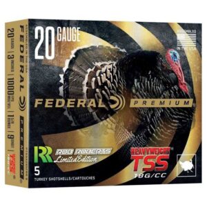 Federal Heavyweight TSS Rob Roberts Special Edition Shotshell 20ga 3" 1-5/8oz 1000 fps #9 5/ct - FAST SHIPPING-NO CREDIT CARD FEES
