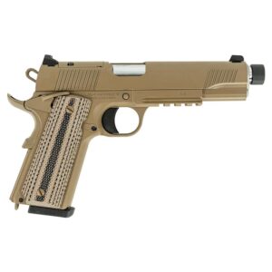 Tisas 1911 B45RGD TH Raider Handgun.45 ACP 8rd Magazines(2) 5.5" Threaded Barrel FDE Cerakote