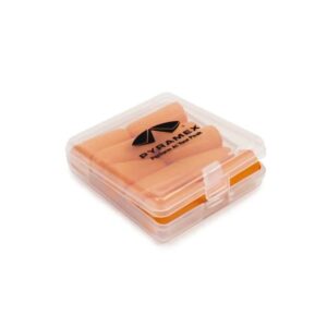Pyramex Disposable Earplugs with Case 32dB Orange 5/pair