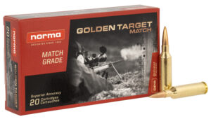 Norma Ammunition 20160392 Dedicated Precision Golden Target Match 6mmCreedmoor 107gr Hollow Point Boat Tail 20 Per Box/10 Case - FAST SHIPPING-NO CREDIT CARD FEES