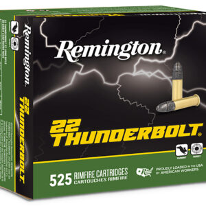 Remington Ammunition R21271 Thunderbolt Bulk 22LR 40gr Lead Round Nose 525 Per Box/12 Case - FAST SHIPPING-NO CREDIT CARD FEES