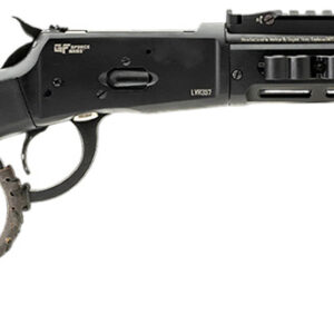 Gforce Arms GFLVR357SXB LVR 357 Mag 8+1 16.50" Black Cerakote barrel, Black Cerakote Steel Receiver w/Picatinny Rail, M-LOK Handguard, Black Fixed Synthetic Stock