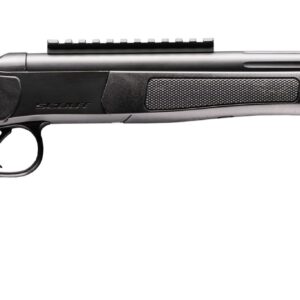 CVA CP801 Scout XP 223 Rem 1rd 11.50" Matte Stainless Steel Fluted Threaded Barrel, Picatinny Rail, Graphite Black XP Pistol Grip
