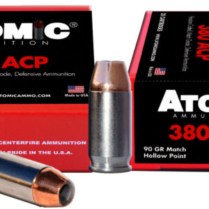 Atomic Ammunition 00453 Pistol Precision Craft 380ACP 90gr Hollow Point 20 Per Box/10 Case - FAST SHIPPING-NO CREDIT CARD FEES